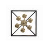 Home Decorators Collection 66201 BK-GD Lámpara de Araña Weyburn 6 Luces Negro/Dorado | MiOfertas