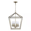 Home Decorators Collection 66201 BB Lámpara Araña Weyburn 6 Luces Latón Cepillado | MiOfertas