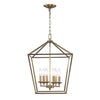 Home Decorators Collection 66201 BB Lámpara Araña Weyburn 6 Luces Latón Cepillado | MiOfertas