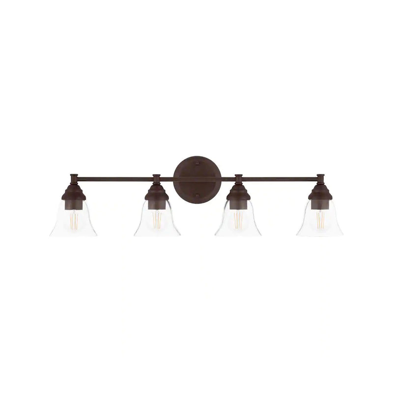 MARSDEN 4-LIGHT OIL RUBBED BRONZE BA - 1006324380