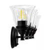 Hampton Bay HB3678-43 32.5" Lámpara de Tocador Negra Mate con 4 Luces | MiOfertas