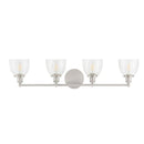 EVELYN 4 LIGHT BRUSHED NICKEL BATH B - 1006324389