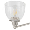 Home Decorators Collection HB2628-SD-35 Lámpara de Baño Evelyn Níquel Cepillado 4 Luces