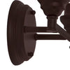 Hampton Bay HB3676-34 14.25" Lámpara de Tocador Bronce Aceitado con Pantallas de Cristal | MiOfertas