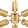 Home Decorators Collection DS18096SF2 16.25" Lámpara Sputnik Semi-Empotrada Oro Cepillado | MiOfertas