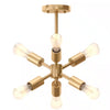 Home Decorators Collection DS18096SF2 16.25" Lámpara Sputnik Semi-Empotrada Oro Cepillado | MiOfertas