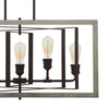 Home Decorators Collection 7922HDCGRDI Lámpara Colgante Rectangular Palermo Grove 5 Luces Grafito | MiOfertas