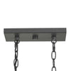 Home Decorators Collection 7922HDCGRDI Lámpara Colgante Rectangular Palermo Grove 5 Luces Grafito | MiOfertas