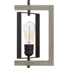 Home Decorators Collection 7927HDCGRDI Lámpara Colgante Mini Palermo Grove Grafito | MiOfertas