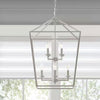 Home Decorators Collection 86201 BN Lámpara Araña Weyburn Níquel Cepillado 8 Luces | MiOfertas