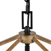 Home Decorators Collection 86201 FW-BK Lámpara Araña Weyburn 8 Luces Negro/Madera | MiOfertas