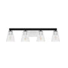Home Decorators Collection 4000204-05 Lámpara de Tocador Westbrook 4 Luces Negro Mate | MiOfertas