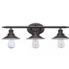 Hampton Bay HD-8003 BZ 25" Lámpara de Tocador Bronce Glenhurst 3 Luces | MiOfertas