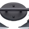 Hampton Bay 20514 BK-BR 34" Lámpara Tocador Industrial Farmhouse Negro/Latón | MiOfertas