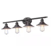 Hampton Bay 20514 BR 34" Lámpara de Tocador Industrial Farmhouse Bronce | MiOfertas