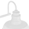 Hampton Bay HB3674-337 38" Lámpara de Tocador Elmcroft Estilo Granja Blanca | MiOfertas