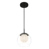 Home Decorators Collection 25198 Melinda 40-Watt LED Mini Colgante Carbón