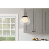 Home Decorators Collection 25198 Melinda 40-Watt LED Mini Colgante Carbón