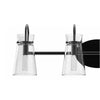 Hampton Bay DSHD19576V2 31" Lámpara de Tocador Negra Mate 4 Luces Vinton Place | MiOfertas