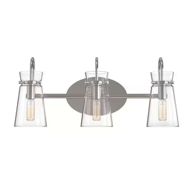 Hampton Bay DSHD19576V3 22" Lámpara de Tocador Níquel Cepillado 3 Luces | MiOfertas