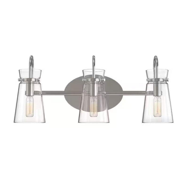 Hampton Bay DSHD19576V3 22" Lámpara de Tocador Níquel Cepillado 3 Luces | MiOfertas