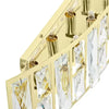 Home Decorators Collection 34979-HBG Kristella Lámpara de Tocador Oro Suave 5 Luces