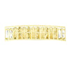 Home Decorators Collection 34979-HBG Kristella Lámpara de Tocador Oro Suave 5 Luces
