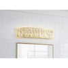 Home Decorators Collection 34979-HBG Kristella Lámpara de Tocador Oro Suave 5 Luces