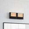 Home Decorators Collection 39687-HBBF 12.2" Barra LED para Baño Negro Mate | MiOfertas