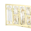 Home Decorators Collection 34980-HBG Kristella 7-Luces Lampara de Tocador Dorada Suave con Vidrio Claro