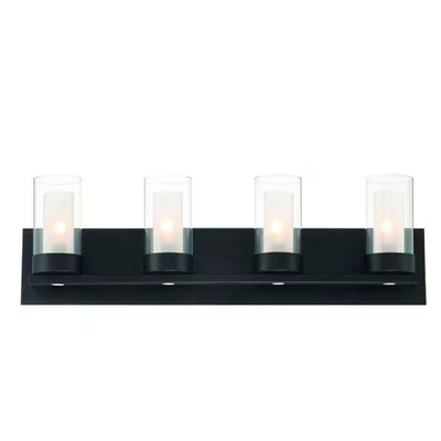 Home Decorators Collection 34841-HBOB Barra LED Samantha 4 Luces Negra