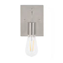 Northvale 4.4 in. 1-Light Brushed Nickel Industrial Bathroom Vanity Light - 1006360096