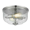 Home Decorators Collection 8021HDCBNDI 12" Lámpara Techo Níquel Cepillado Industrial | MiOfertas