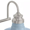 Hampton Bay Elmcroft 38" 4-Luces Luz de Tocador Rustico Niquel Cepillado Azul Pizarra HB3674-339