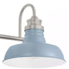 Hampton Bay Elmcroft 38" 4-Luces Luz de Tocador Rustico Niquel Cepillado Azul Pizarra HB3674-339