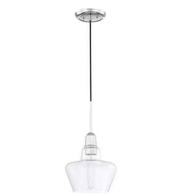 Home Decorators Collection HD-1326PN Mini-Colgante Níquel Pulido con Pantalla de Vidrio | MiOfertas