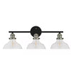 Home Decorators Collection 65197 24" Lámpara de Tocador Bronce Aceitado 3 Luces | MiOfertas