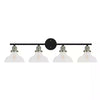 Home Decorators Collection 65201 37" Lámpara de Tocador Bronce Aceitado 4 Luces | MiOfertas