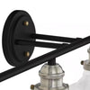 Home Decorators Collection 65201 37" Lámpara de Tocador Bronce Aceitado 4 Luces | MiOfertas