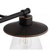 Hampton Bay 65166 18.9" Lámpara de Tocador Rústica 2 Luces Bronce Aceitado | MiOfertas