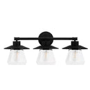 Northmoore 26 in. 3-Light Black Farmhouse Bathroom Vanity Light - 1006493230