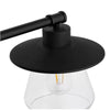 Hampton Bay 65173 26" Lámpara de Tocador Negra Estilo Granja 3 Luces | MiOfertas
