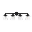 NORTHMOORE 6.7IN. 4-LIGHT BLACK VANI - 1006493305