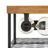 Hampton Bay 33883-HBDW Lámpara de Techo Heather Glen 4 Luces Jaula Madera Oscura | MiOfertas
