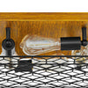 Hampton Bay 33883-HBDW Lámpara de Techo Heather Glen 4 Luces Jaula Madera Oscura | MiOfertas