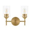 Home Decorators Collection 40172-HBBC 13" Lámpara de Tocador Ayelen Latón Mate | MiOfertas