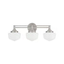 Maybry 22.20 in. 3-Light Brushed Nickel Vanity Light - 1006745059