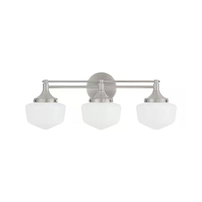 Home Decorators Collection HDLI002 22.20" Lámpara de Tocador Níquel Cepillado 3 Luces | MiOfertas