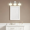 Home Decorators Collection HDLI002 22.20" Lámpara de Tocador Níquel Cepillado 3 Luces | MiOfertas