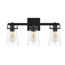 Stonedale 20 in. 3-Light Black Vanity Light - 1006745083